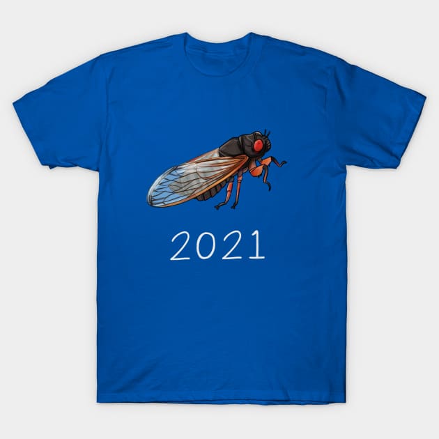 2021 Cicada T-Shirt by Elisa_Arts